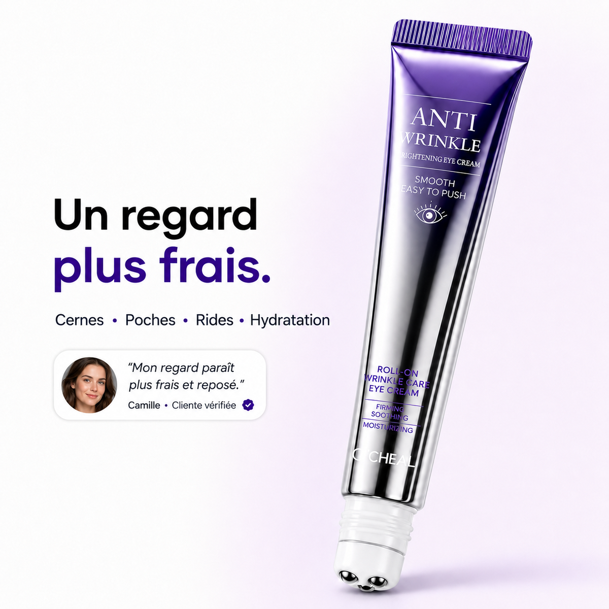Réveille ton regard, efface la fatigue